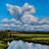 image of painting with clouds 