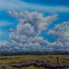 image of painting with clouds  