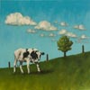 image of painting with cows